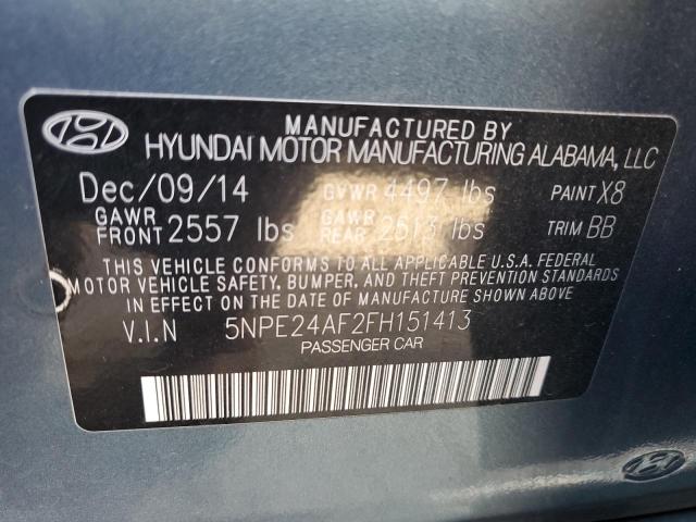 Photo 12 VIN: 5NPE24AF2FH151413 - HYUNDAI SONATA SE 