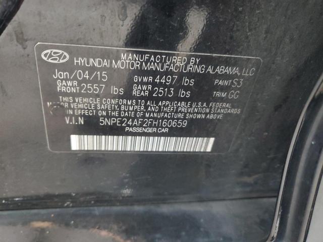 Photo 11 VIN: 5NPE24AF2FH160659 - HYUNDAI SONATA SE 