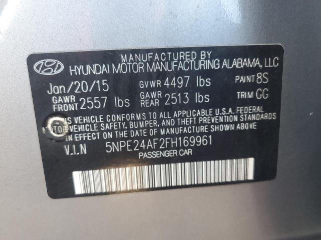 Photo 11 VIN: 5NPE24AF2FH169961 - HYUNDAI SONATA 