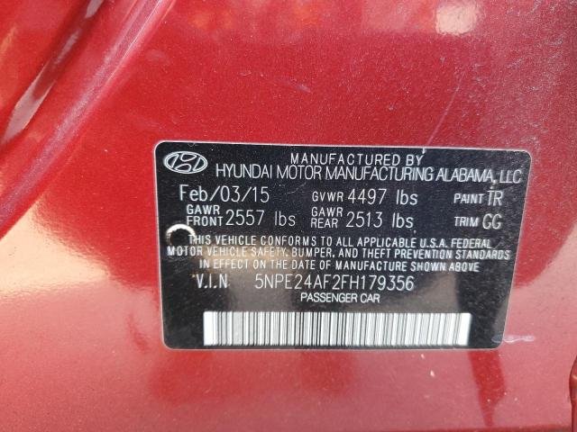 Photo 13 VIN: 5NPE24AF2FH179356 - HYUNDAI SONATA SE 