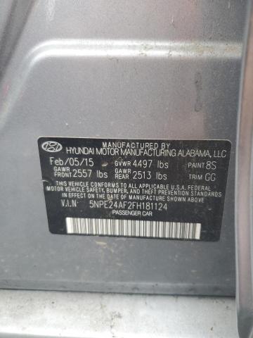 Photo 11 VIN: 5NPE24AF2FH181124 - HYUNDAI SONATA 