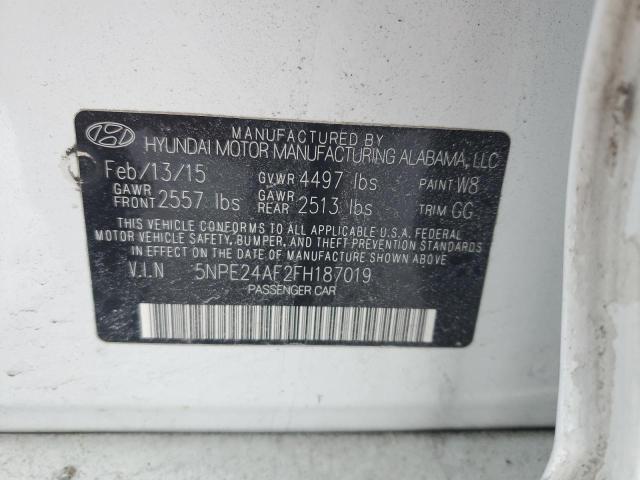 Photo 12 VIN: 5NPE24AF2FH187019 - HYUNDAI SONATA 