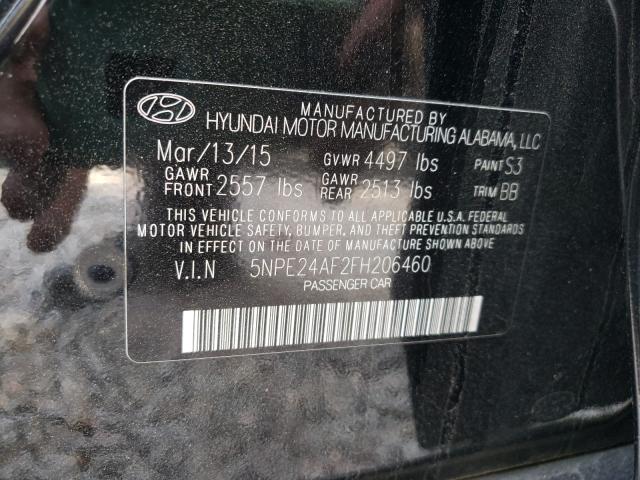 Photo 9 VIN: 5NPE24AF2FH206460 - HYUNDAI SONATA SE 