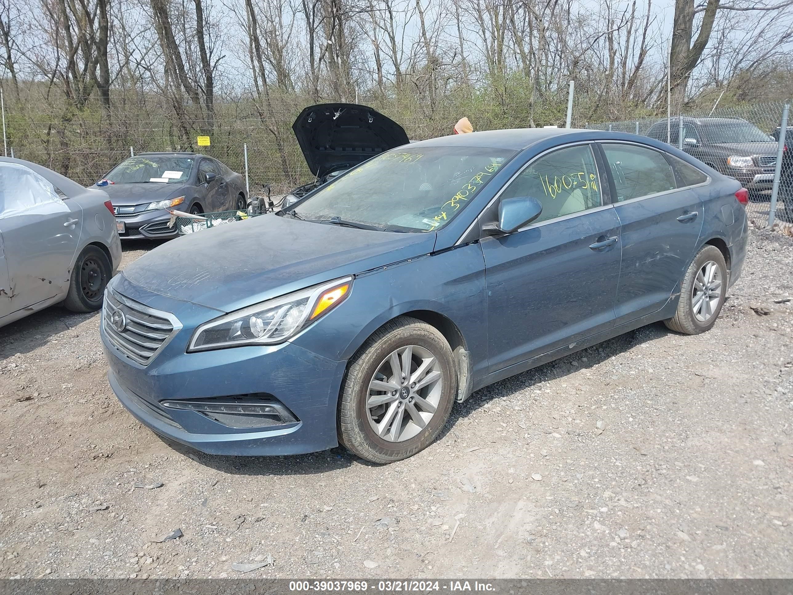 Photo 1 VIN: 5NPE24AF2FH210346 - HYUNDAI SONATA 