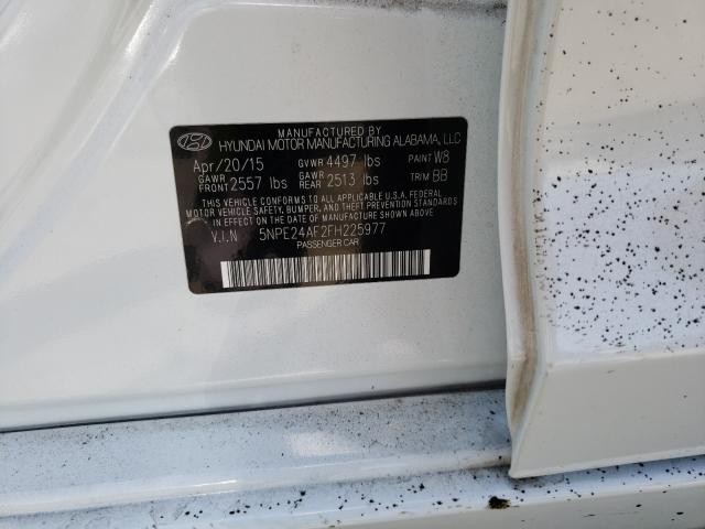 Photo 9 VIN: 5NPE24AF2FH225977 - HYUNDAI SONATA SE 