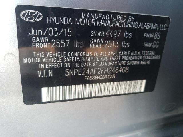 Photo 12 VIN: 5NPE24AF2FH246408 - HYUNDAI SONATA SE 