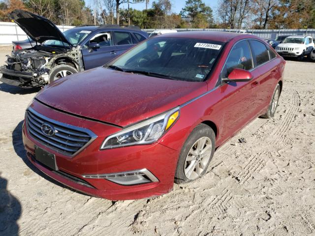 Photo 1 VIN: 5NPE24AF2FH254704 - HYUNDAI SONATA SE 