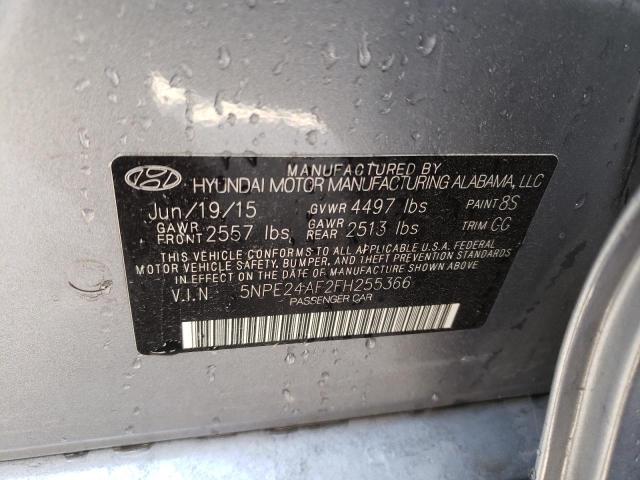 Photo 11 VIN: 5NPE24AF2FH255366 - HYUNDAI SONATA 