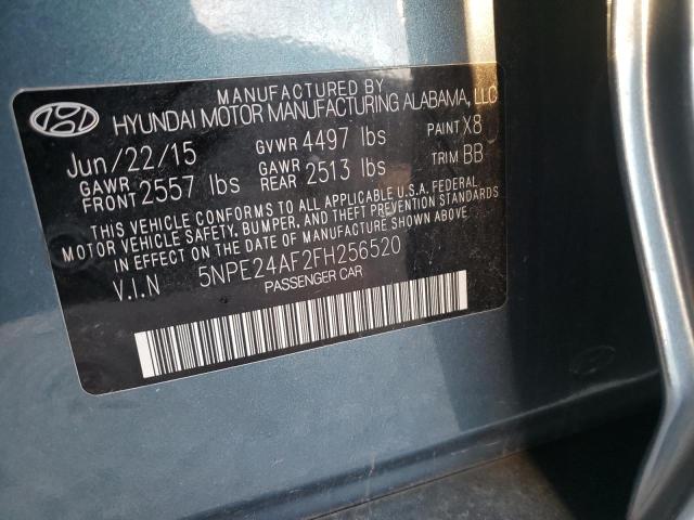 Photo 9 VIN: 5NPE24AF2FH256520 - HYUNDAI SONATA SE 