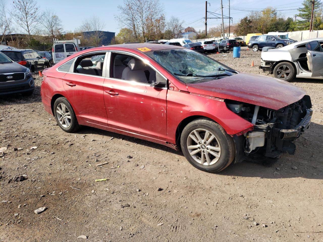 Photo 3 VIN: 5NPE24AF2GH265557 - HYUNDAI SONATA 