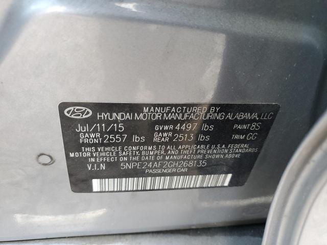 Photo 11 VIN: 5NPE24AF2GH268135 - HYUNDAI SONATA 