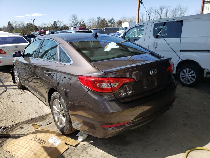 Photo 2 VIN: 5NPE24AF2GH277417 - HYUNDAI SONATA 