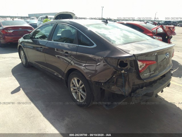 Photo 2 VIN: 5NPE24AF2GH286053 - HYUNDAI SONATA 