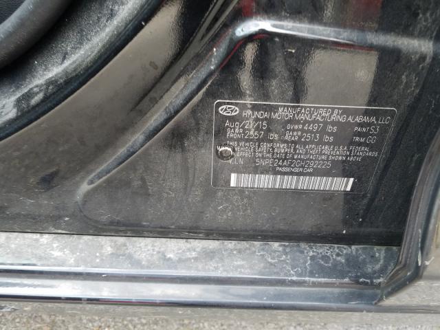 Photo 9 VIN: 5NPE24AF2GH292225 - HYUNDAI SONATA 