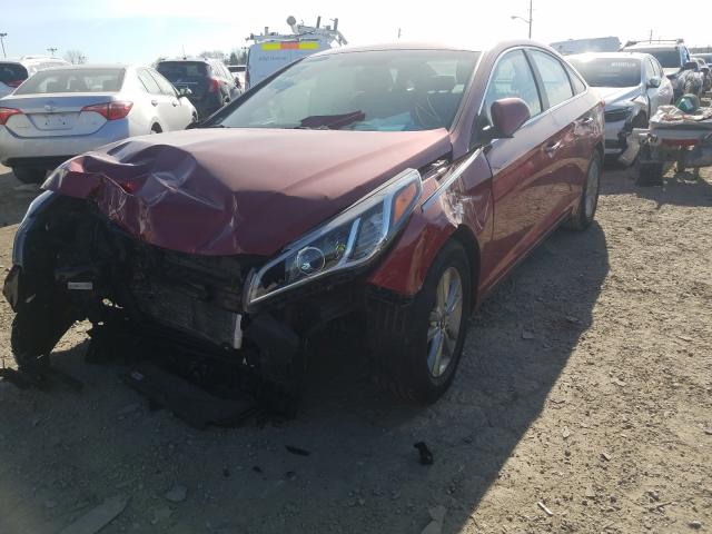 Photo 1 VIN: 5NPE24AF2GH296775 - HYUNDAI SONATA SE 