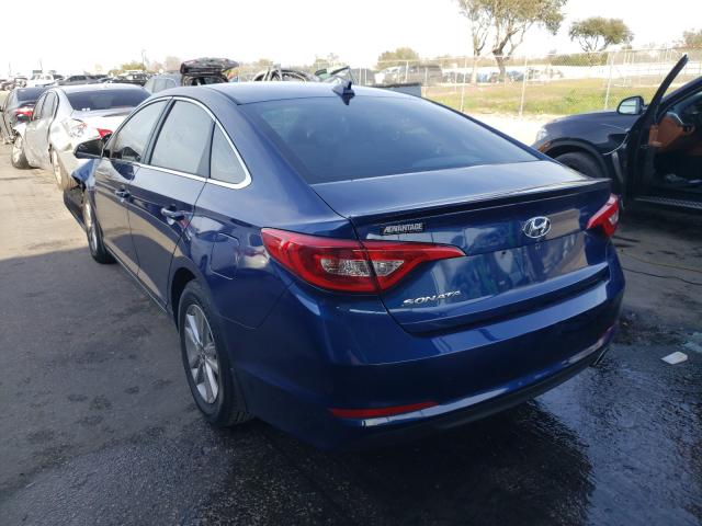 Photo 2 VIN: 5NPE24AF2GH303708 - HYUNDAI SONATA 