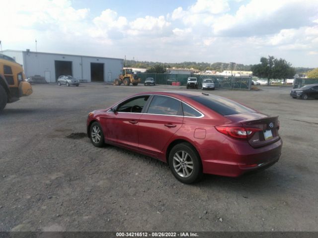 Photo 2 VIN: 5NPE24AF2GH311503 - HYUNDAI SONATA 