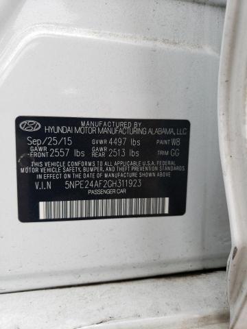 Photo 11 VIN: 5NPE24AF2GH311923 - HYUNDAI SONATA SE 