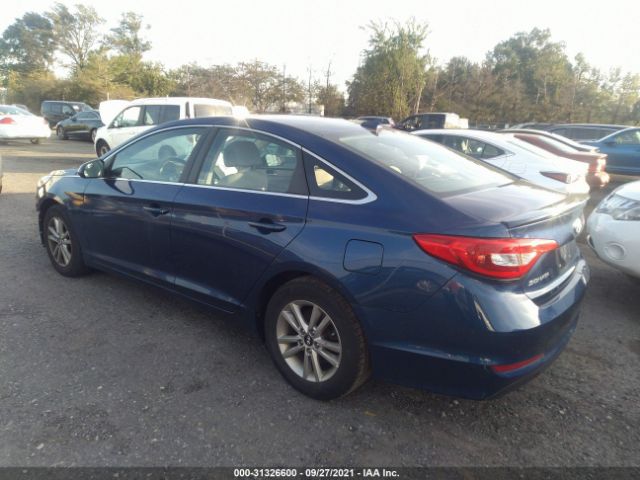 Photo 2 VIN: 5NPE24AF2GH312523 - HYUNDAI SONATA 