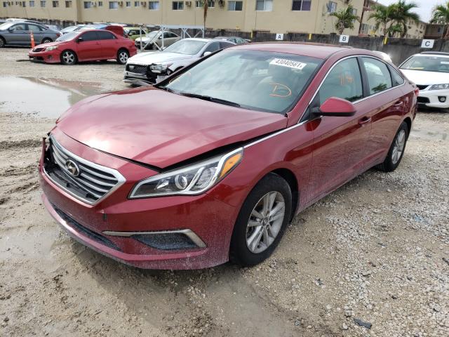 Photo 1 VIN: 5NPE24AF2GH320086 - HYUNDAI SONATA SE 