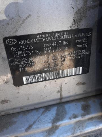 Photo 11 VIN: 5NPE24AF2GH324381 - HYUNDAI SONATA 