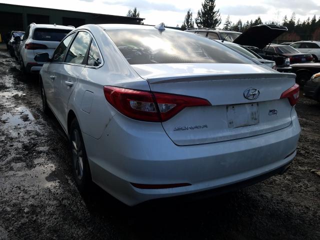 Photo 2 VIN: 5NPE24AF2GH337700 - HYUNDAI SONATA SE 