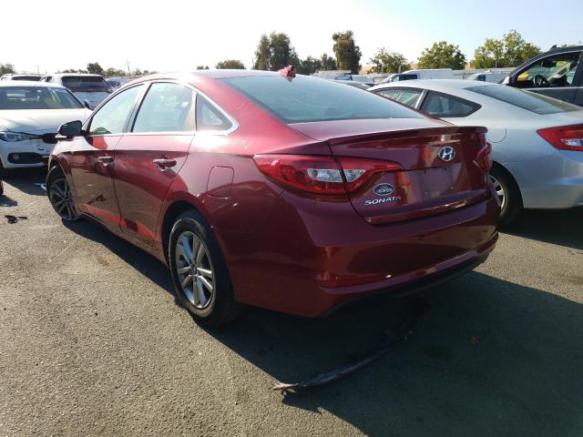 Photo 2 VIN: 5NPE24AF2GH352875 - HYUNDAI SONATA SE 