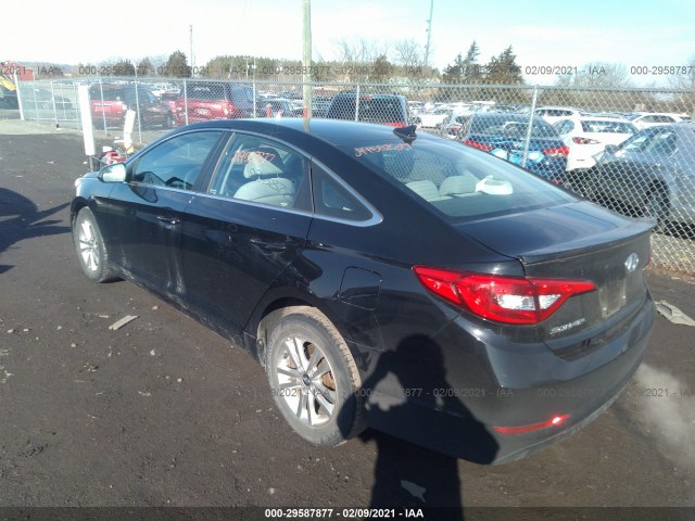 Photo 2 VIN: 5NPE24AF2GH358191 - HYUNDAI SONATA 