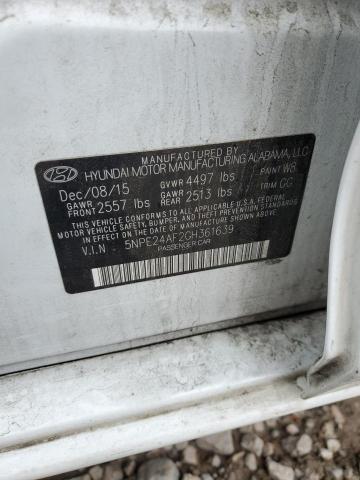 Photo 11 VIN: 5NPE24AF2GH361639 - HYUNDAI SONATA 