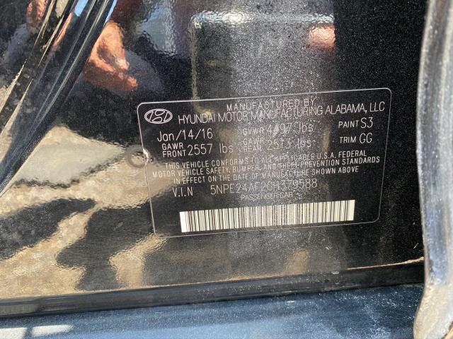 Photo 9 VIN: 5NPE24AF2GH379588 - HYUNDAI SONATA SE 