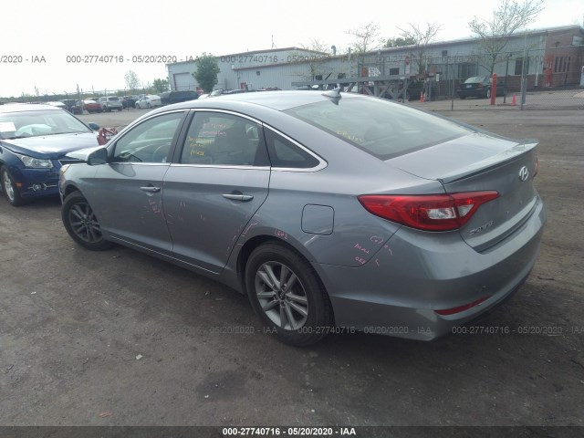 Photo 2 VIN: 5NPE24AF2GH384869 - HYUNDAI SONATA 