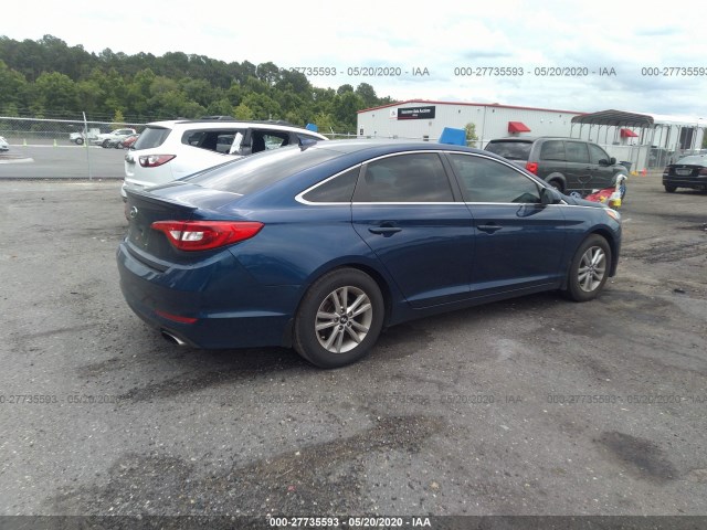 Photo 3 VIN: 5NPE24AF2GH425629 - HYUNDAI SONATA 