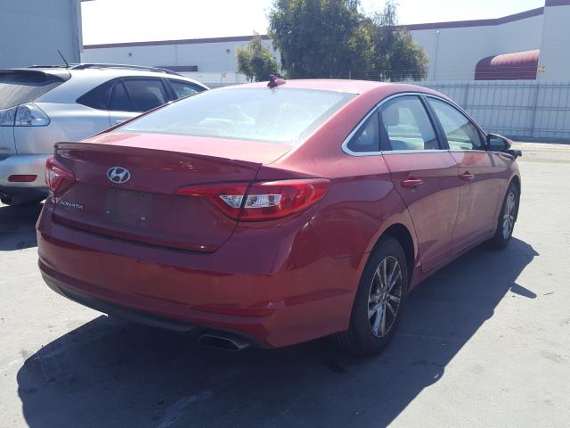 Photo 3 VIN: 5NPE24AF2HH445266 - HYUNDAI SONATA SE 