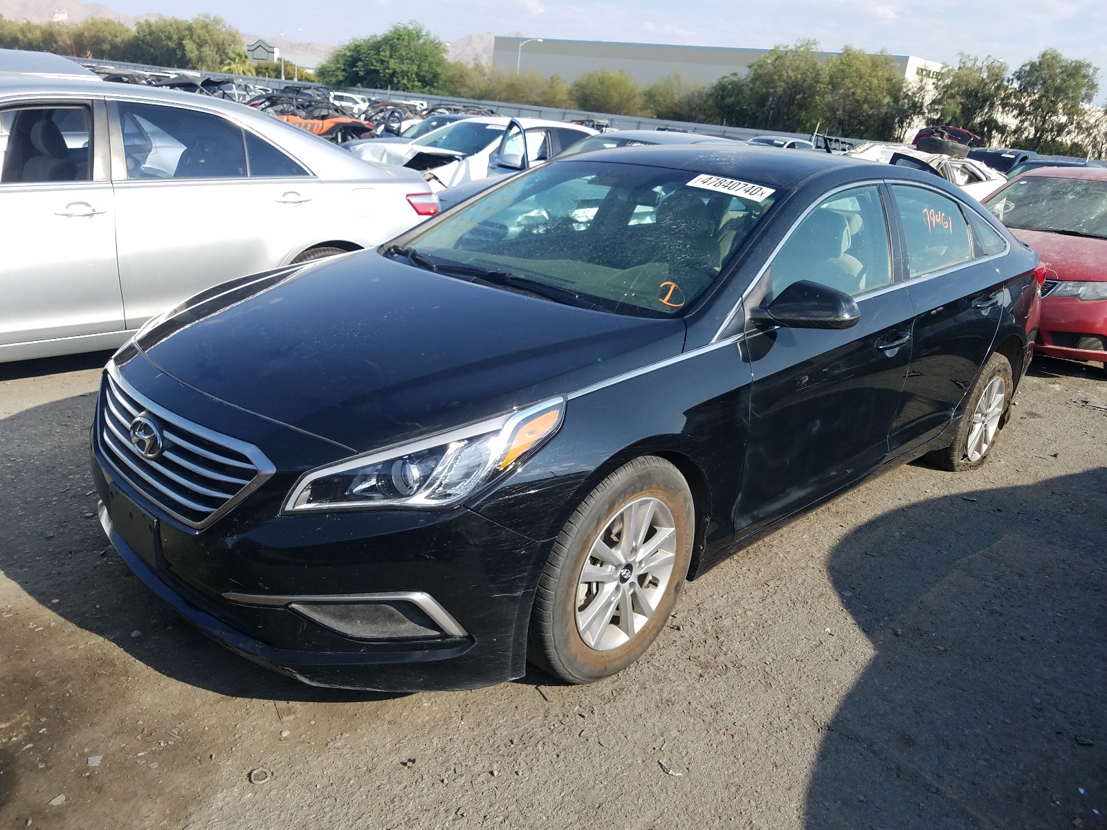 Photo 1 VIN: 5NPE24AF2HH454677 - HYUNDAI SONATA 