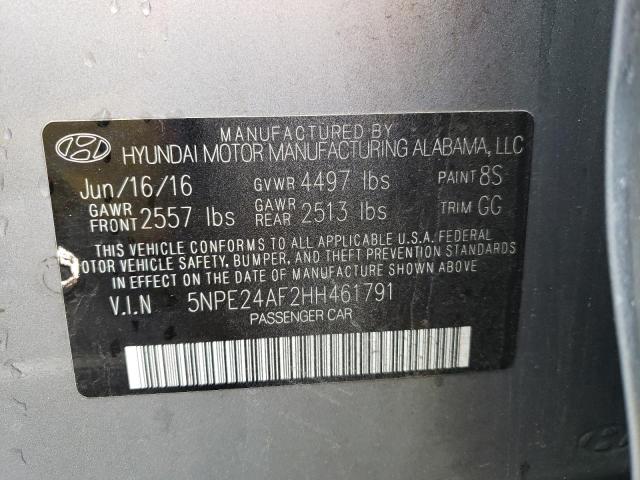 Photo 12 VIN: 5NPE24AF2HH461791 - HYUNDAI SONATA 