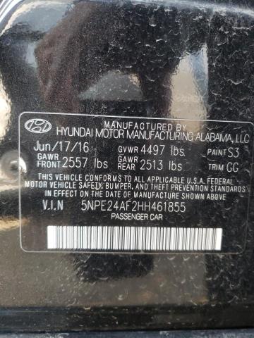 Photo 9 VIN: 5NPE24AF2HH461855 - HYUNDAI SONATA SE 