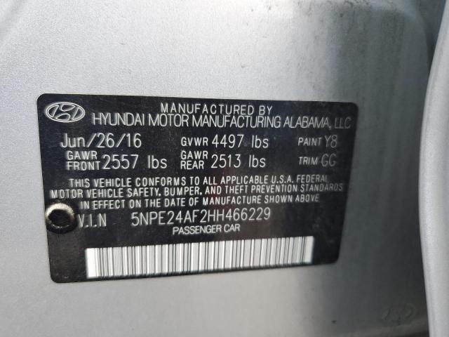 Photo 11 VIN: 5NPE24AF2HH466229 - HYUNDAI SONATA SE 