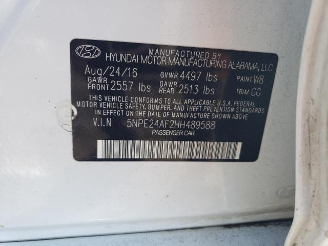 Photo 11 VIN: 5NPE24AF2HH489588 - HYUNDAI SONATA SE 