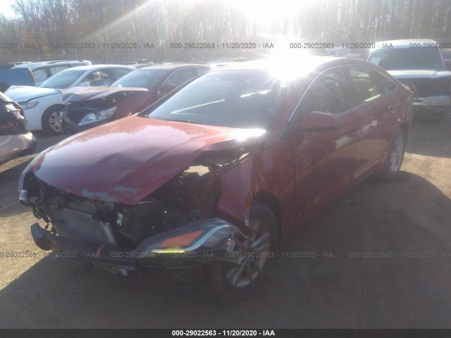 Photo 1 VIN: 5NPE24AF2HH489851 - HYUNDAI SONATA 