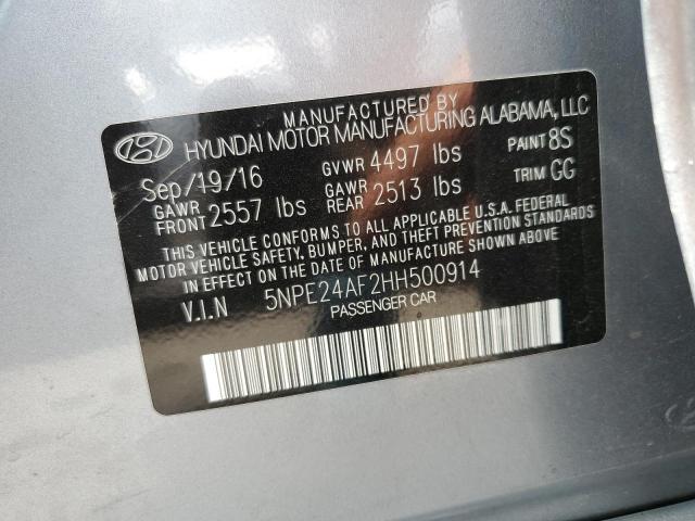 Photo 9 VIN: 5NPE24AF2HH500914 - HYUNDAI SONATA SE 