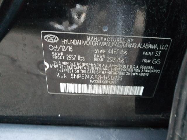 Photo 9 VIN: 5NPE24AF2HH512223 - HYUNDAI SONATA 