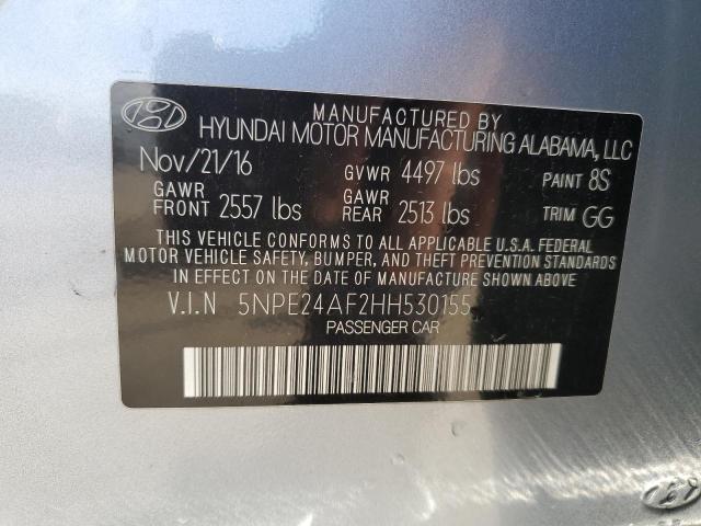 Photo 11 VIN: 5NPE24AF2HH530155 - HYUNDAI SONATA SE 