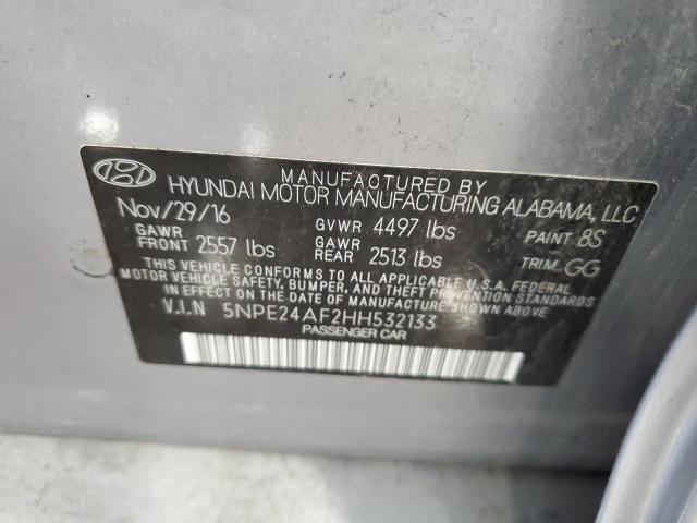 Photo 11 VIN: 5NPE24AF2HH532133 - HYUNDAI SONATA SE 