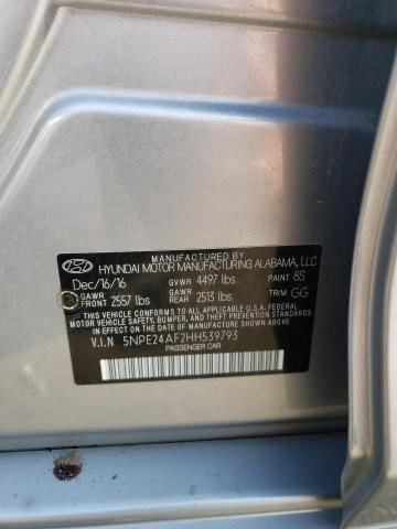 Photo 11 VIN: 5NPE24AF2HH539793 - HYUNDAI SONATA 