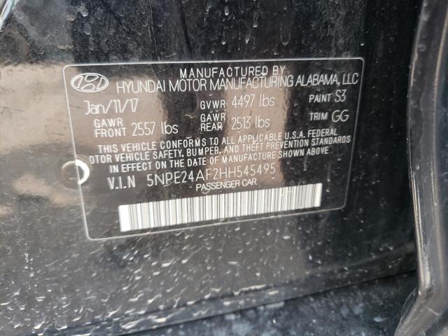 Photo 9 VIN: 5NPE24AF2HH545495 - HYUNDAI SONATA 