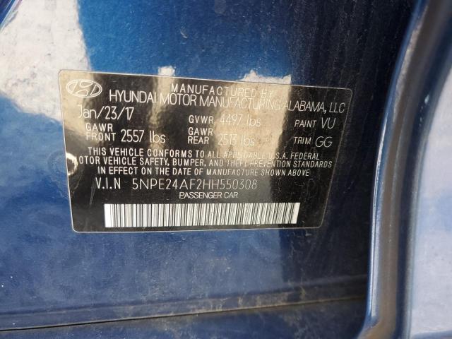 Photo 12 VIN: 5NPE24AF2HH550308 - HYUNDAI SONATA SE 