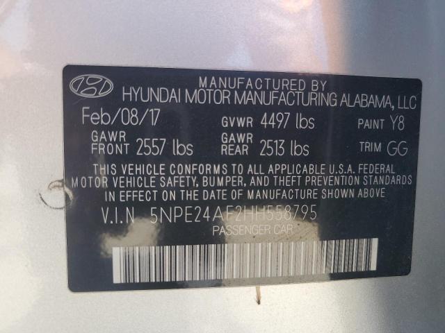 Photo 12 VIN: 5NPE24AF2HH558795 - HYUNDAI SONATA SE 