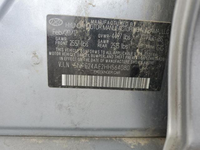 Photo 11 VIN: 5NPE24AF2HH564080 - HYUNDAI SONATA SE 