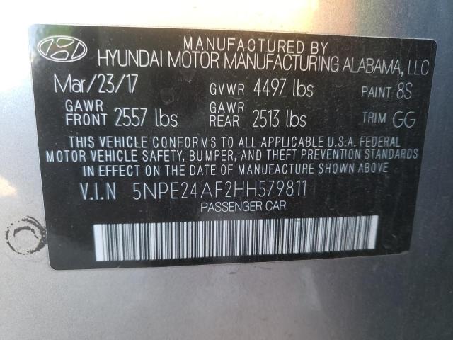 Photo 9 VIN: 5NPE24AF2HH579811 - HYUNDAI SONATA SE 