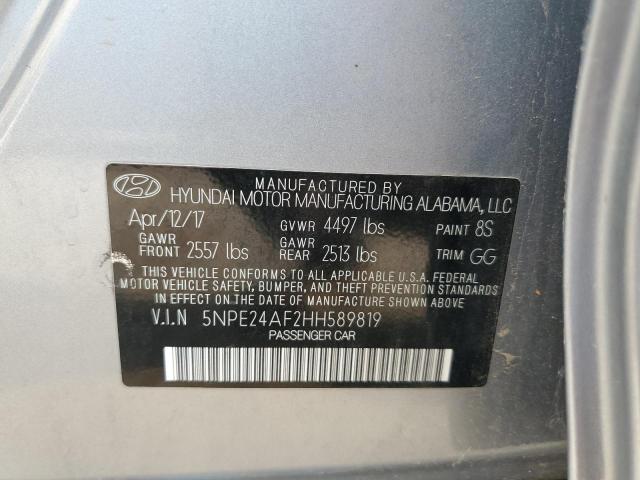 Photo 11 VIN: 5NPE24AF2HH589819 - HYUNDAI SONATA SE 